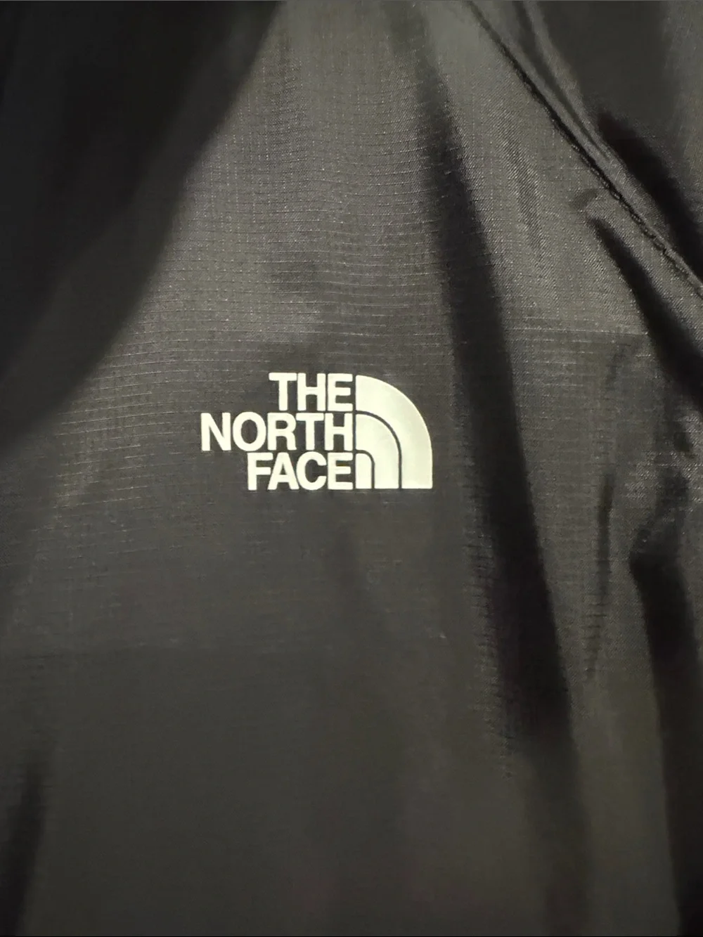 The North Face Black Hooded Windbreaker Jacket-Men’s Large